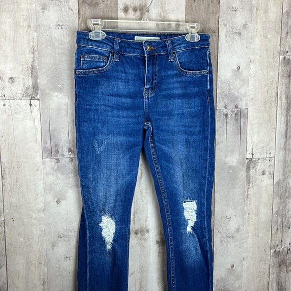 TopShop Moro Lucas distressed jeans size 26 - Picture 4 of 7